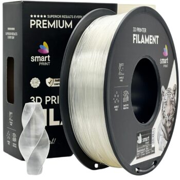 Філамент Smart Print PLA 1.75mm 1кг Transparent