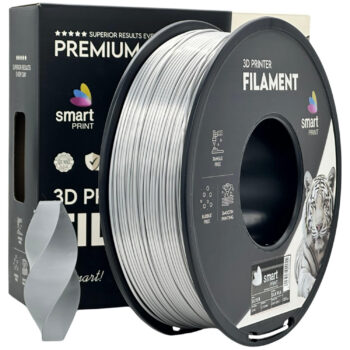 Філамент Smart Print SILK PLA 1.75mm 1кг Silver