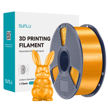 Філамент Sunlu PLA+ Silk 1.75mm 1кг Brass