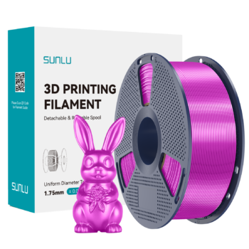 Філамент Sunlu PLA+ Silk 1.75mm 1кг Purple